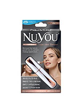 NuYou Facial Hair Remover Pearl White Rechargeable