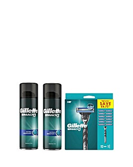 Gillette Mach3 Value Pack - 12 Blades