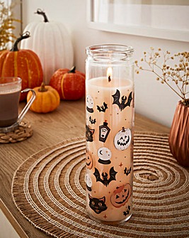 Spooky Spiced Pumpkin Tube Candle