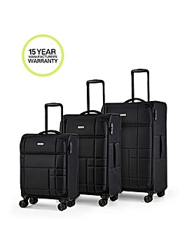 Rock Tokyo 3pc Suitcase Set