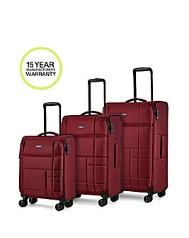Rock Tokyo 3pc Suitcase Set