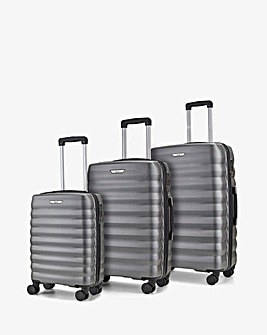 Rock Berlin 3pc Suitcase Set