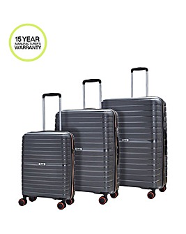 Rock Hydra-Lite 3pc Suitcase Set