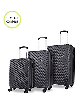 Rock Santiago 3pc Suitcase Set
