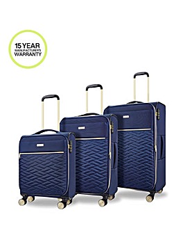 Rock Sloane 3pc Suitcase Set
