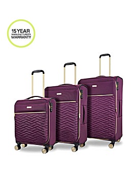 Rock Sloane 3pc Suitcase Set