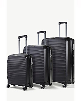 Rock Sunwave 3pc Suitcase Set