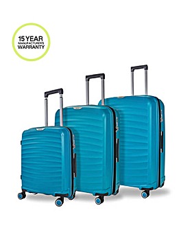 Rock Sunwave 3pc Suitcase Set