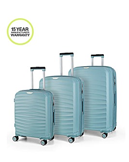 Rock Sunwave 3pc Suitcase Set