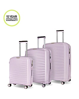Rock Sunwave 3pc Suitcase Set