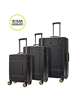 Rock Vintage 3pc Suitcase Set