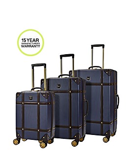 Rock Vintage 3pc Suitcase Set