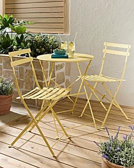 Cali Metal Folding Bistro Set