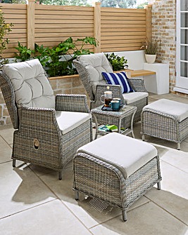 Ravello Reclining Bistro Lounge Set