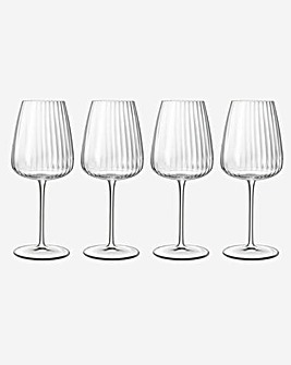 Luigi Bormioli Optica White Wine Glasses