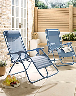 Pair of Zero Gravity Chairs