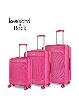 Rock Love Island 3pc Suitcase Set