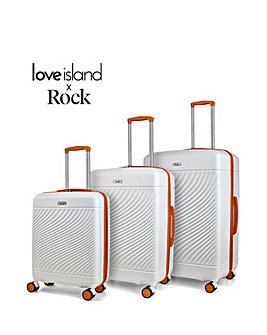 Rock Love Island 3pc Suitcase Set