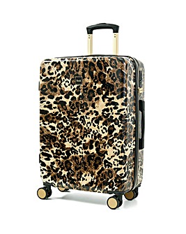 Rock Savannah Leopard Medium Suitcase