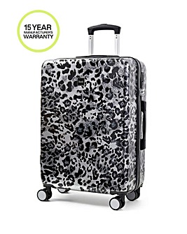 Rock Savannah Leopard Medium Suitcase