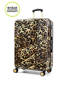 Rock Savannah Leopard Large Suitcase