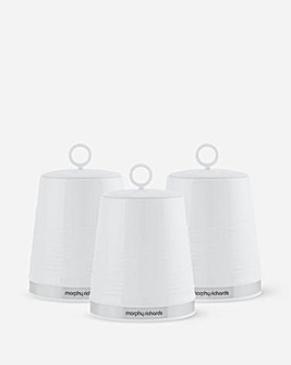 Morphy Richards Dune Canisters White