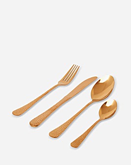 Sabichi Hammered 16 Piece Cutlery Set