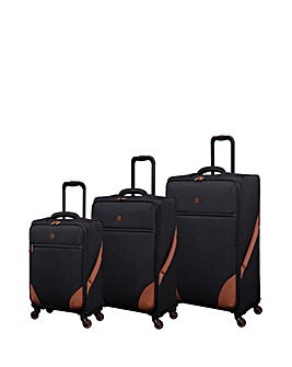 IT Luggage Segment 3 Piece Set - Black