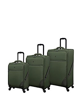 IT Luggage Segment 3 Piece Set - Green