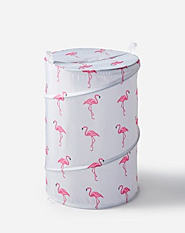 Sabichi Flamingo Print Pop Up Hamper