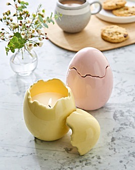 Wild Strawberry & Poppy and Citrus & Ginger Egg Shaped Candles