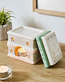 Book Stack Oil Burner