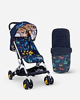 Cosatto Woosh Stroller with Footmuff - Sea Monsters