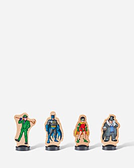 Batman Wooden Superheroes and Villains 4 Figure Pack