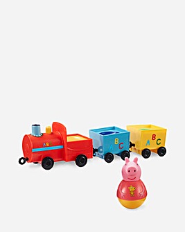 Peppa Pig Weebles Pull-Along Wobbily Train