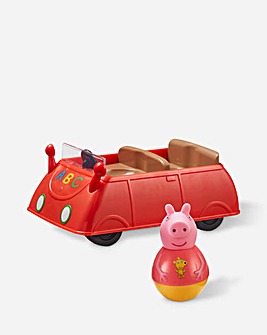 Peppa Pig Weebles Pull-Along Wobbily Car