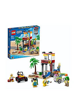 LEGO City Beach Lifeguard Station Set with Toy ATV 60328