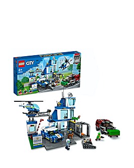 LEGO City Police Station Truck Toy & Helicopter Set 60316