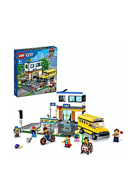 LEGO My City School Day Bus Toy & Road Plates 60329