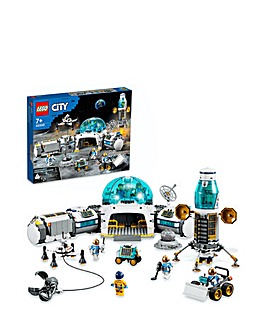 LEGO City Lunar Research Base Space Astronaut Toy Set 60350