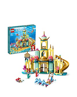 LEGO Disney Ariel's Underwater Palace Castle Toy 43207