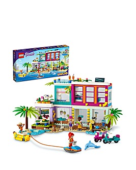 LEGO Friends Holiday Beach House Summer Dollhouse Set 41709