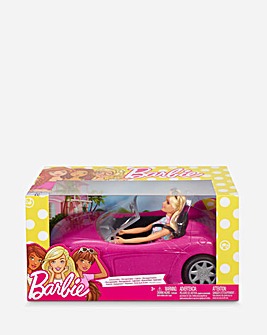 Barbie Convertible Car & Doll