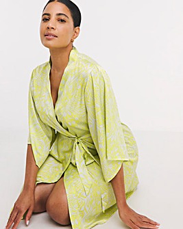 Satin Kimono Robe