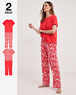 Pretty Secrets Value 2 Pack Pyjama Sets