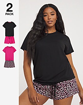 Pretty Secrets Value 2 Pack Shortie Pyjama Sets