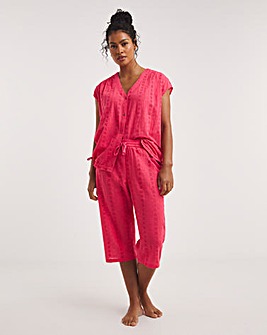 JD Williams Cotton Cheese Cloth Culotte Pyjama Set