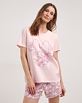 Minnie Mouse Cotton Pyjama Shortie Set