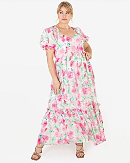 Lovedrobe Luxe Floral Print Maxi Dress