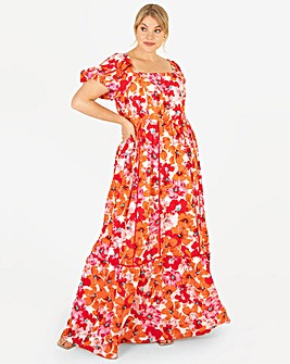 Lovedrobe Luxe Floral Lace Maxi Dress